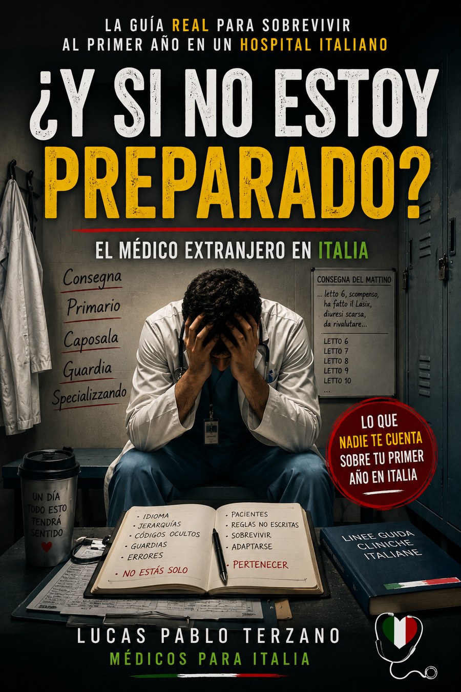 Portada del libro El Médico Extranjero en Italia