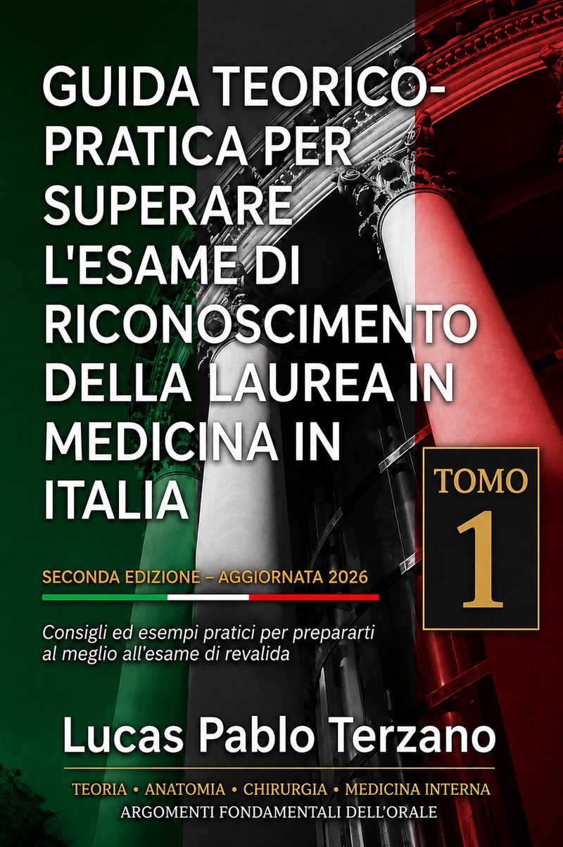 Portada de la Guida Teorico-Pratica per superare l'esame di riconoscimento — Seconda Edizione 2026 — Tomo 1